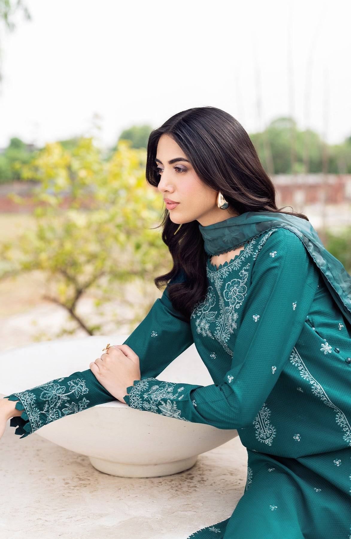 Zarif | Nura Textured Lawn 25 | NUSA by Maria Faisal - Registered Vendor of : Zarif - type : Ladies Clothes - 100% original wedding dresses