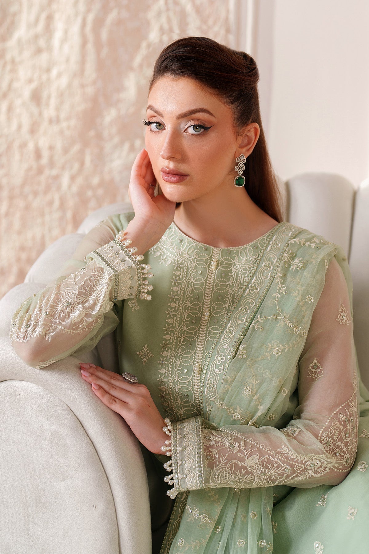 Alizeh | Threads Eid Festive Edit 26 | AF-BDHG-5038-Arden - Formal Dress - available at Maria Faisal in UK and USA.