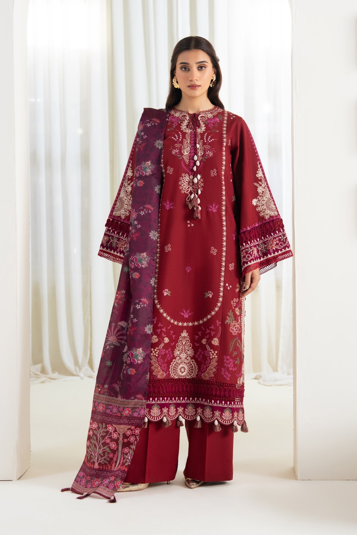 Xenia Formals | Namah Lawn 26 | EMBRACE - Formal Dress - available at Maria Faisal in UK and USA.