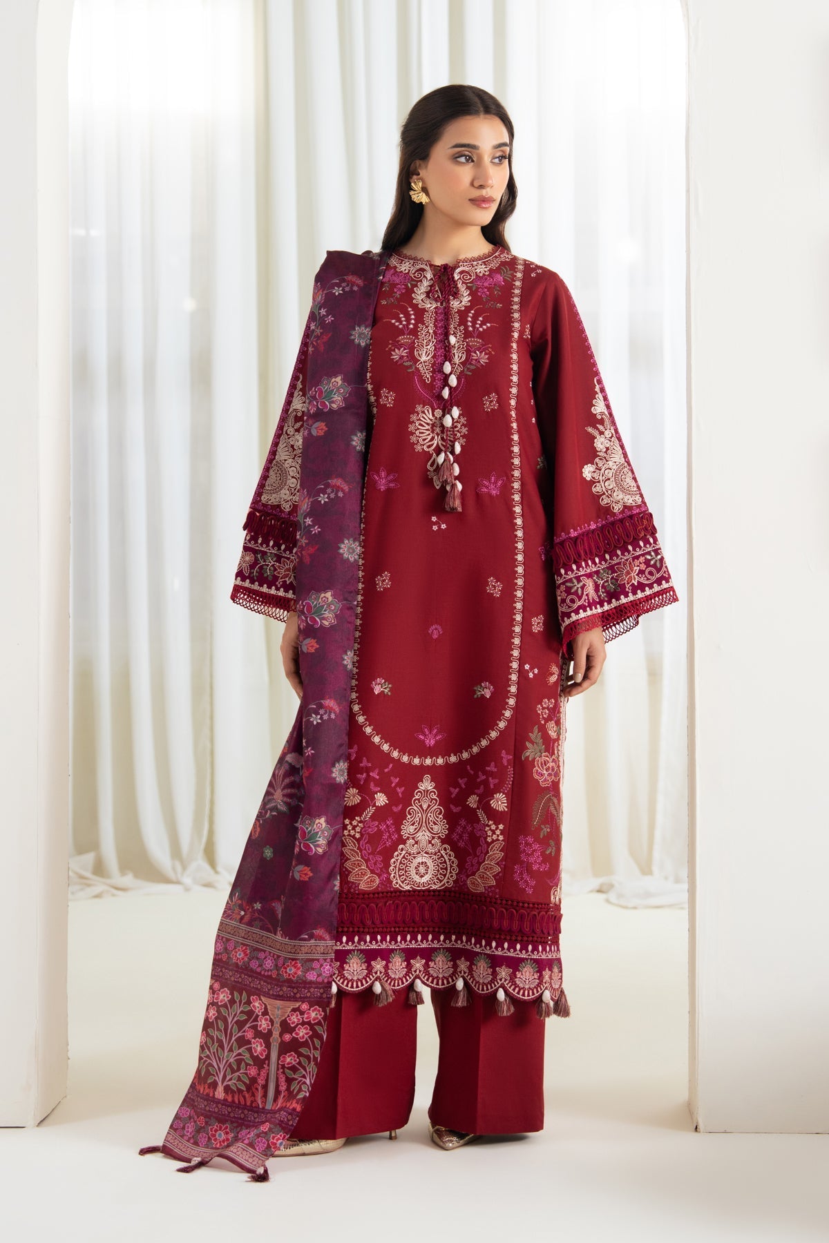 Xenia Formals | Namah Lawn 26 | EMBRACE - Formal Dress - available at Maria Faisal in UK and USA.