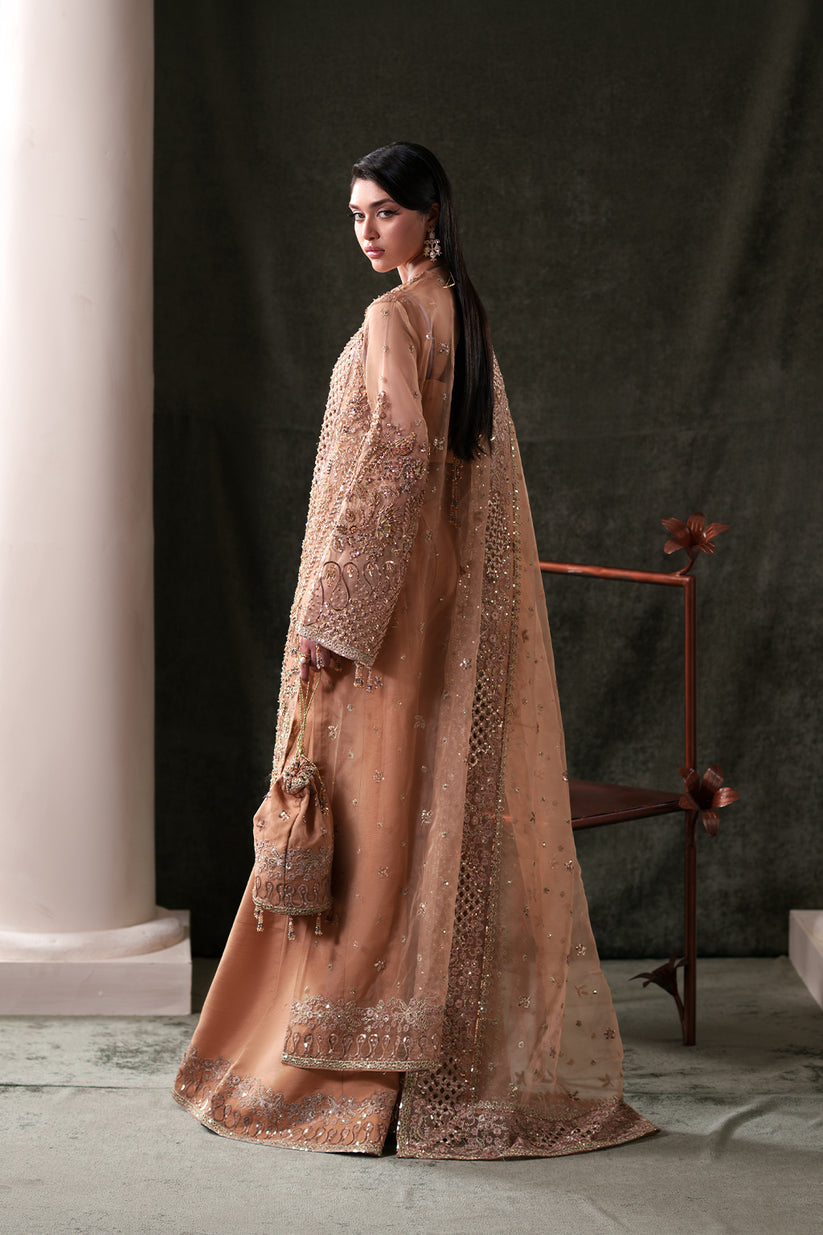 Emaan Adeel | Starlit Jewels | Hessonite - Formal Dress - available at Maria Faisal in UK and USA.