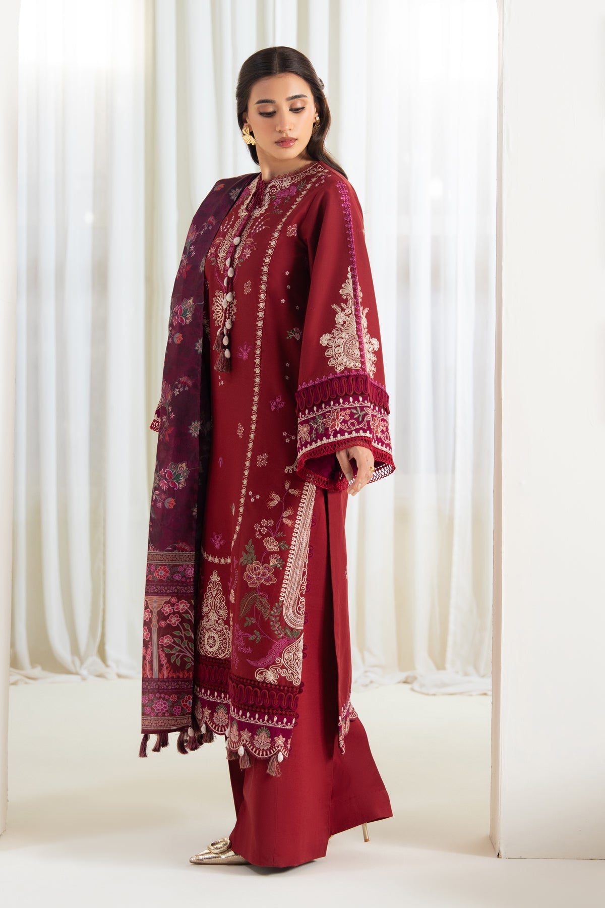 Xenia Formals | Namah Lawn 26 | EMBRACE - Formal Dress - available at Maria Faisal in UK and USA.