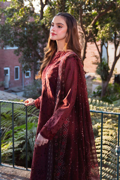 Neeshay | Summer Lines Printkari 25 | GARNET by Maria Faisal - Registered Vendor of : Neeshay - type : Ladies Clothes - 100% original wedding dresses