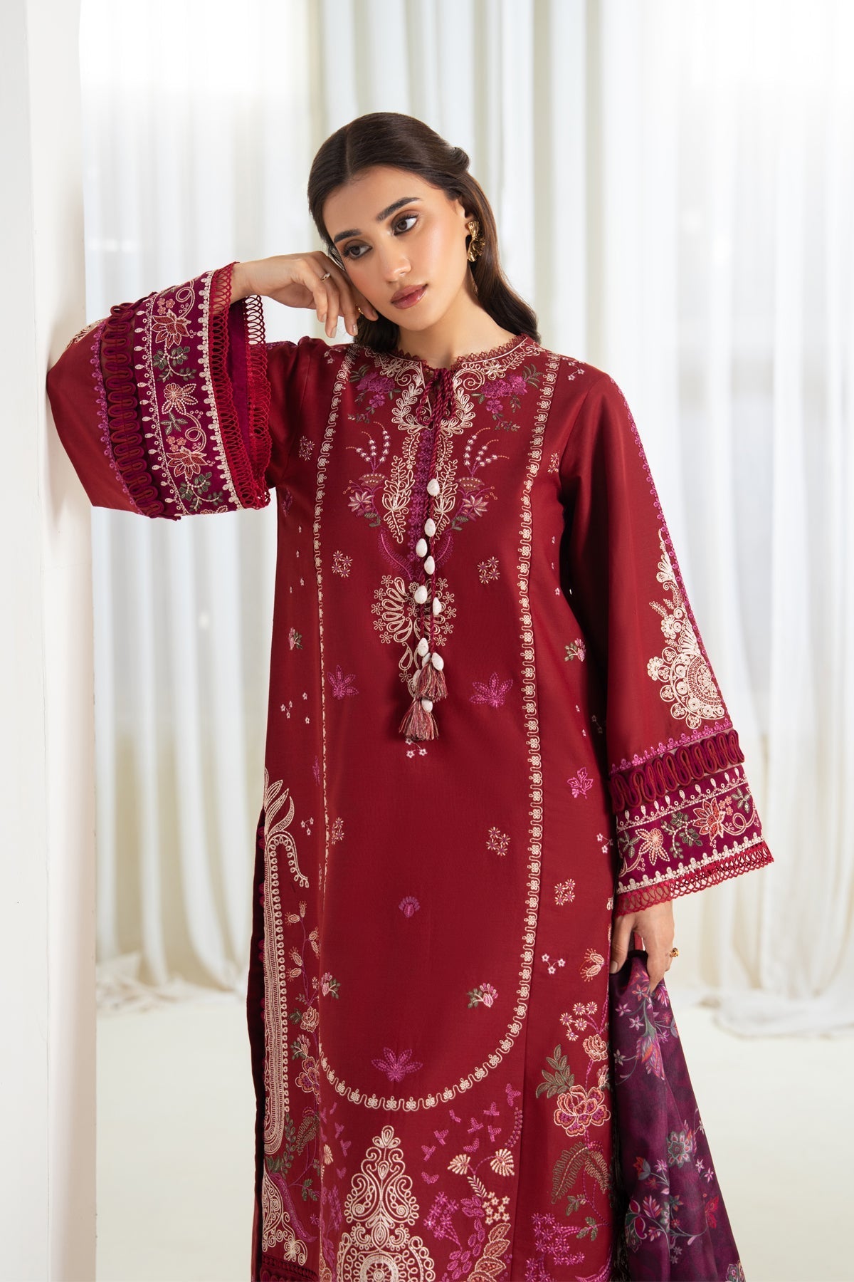 Xenia Formals | Namah Lawn 26 | EMBRACE - Formal Dress - available at Maria Faisal in UK and USA.