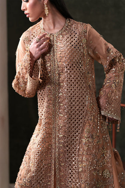 Emaan Adeel | Starlit Jewels | Hessonite - Formal Dress - available at Maria Faisal in UK and USA.
