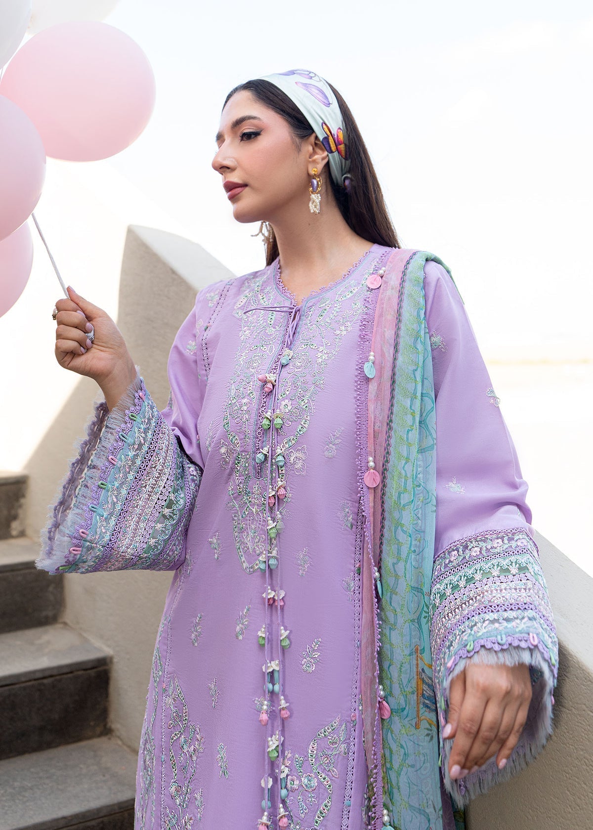 Kanwal Malik | Mira Summer Lawn 26 | Siana - Luxury Dress - available at Maria Faisal in UK and USA.