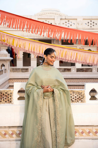 Florent | Basant Chikankari | FBC - 3A - Luxury Dress - available at Maria Faisal in UK and USA.