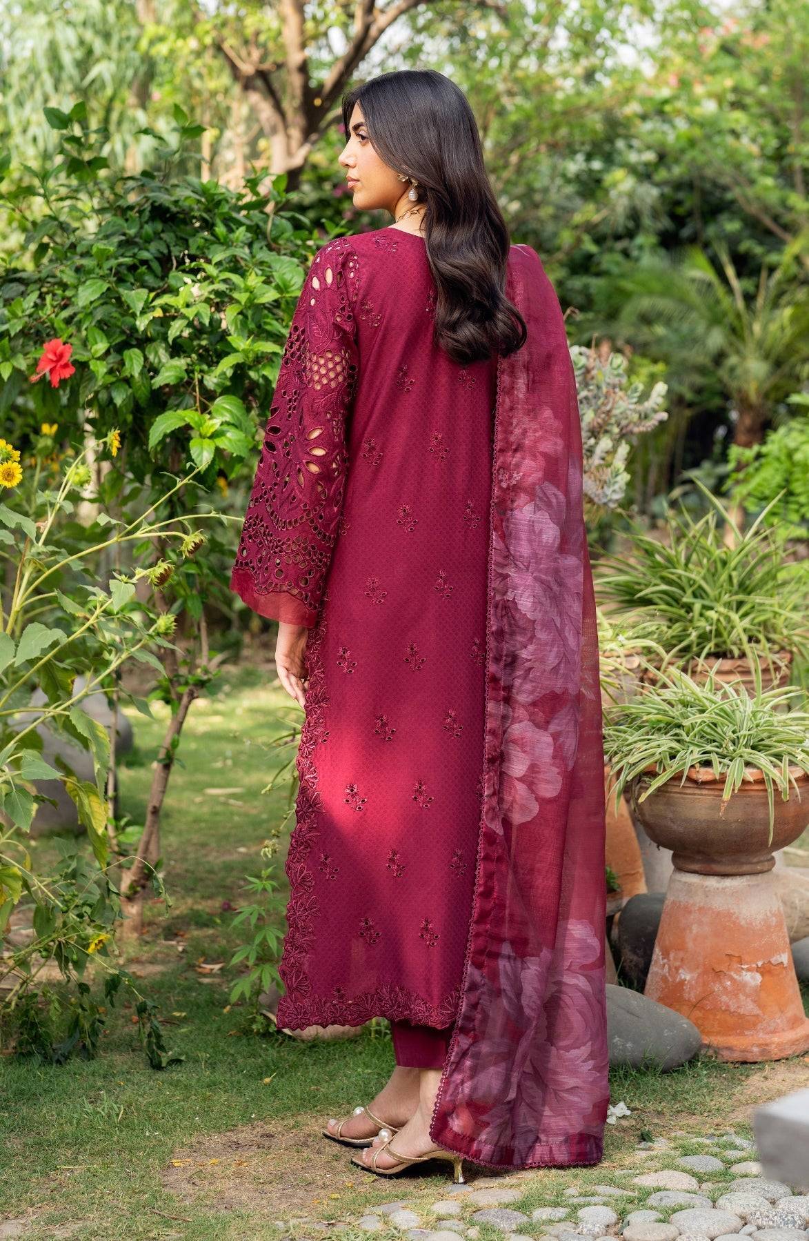 Zarif | Nura Textured Lawn 25 | MORICH by Maria Faisal - Registered Vendor of : Zarif - type : Ladies Clothes - 100% original wedding dresses