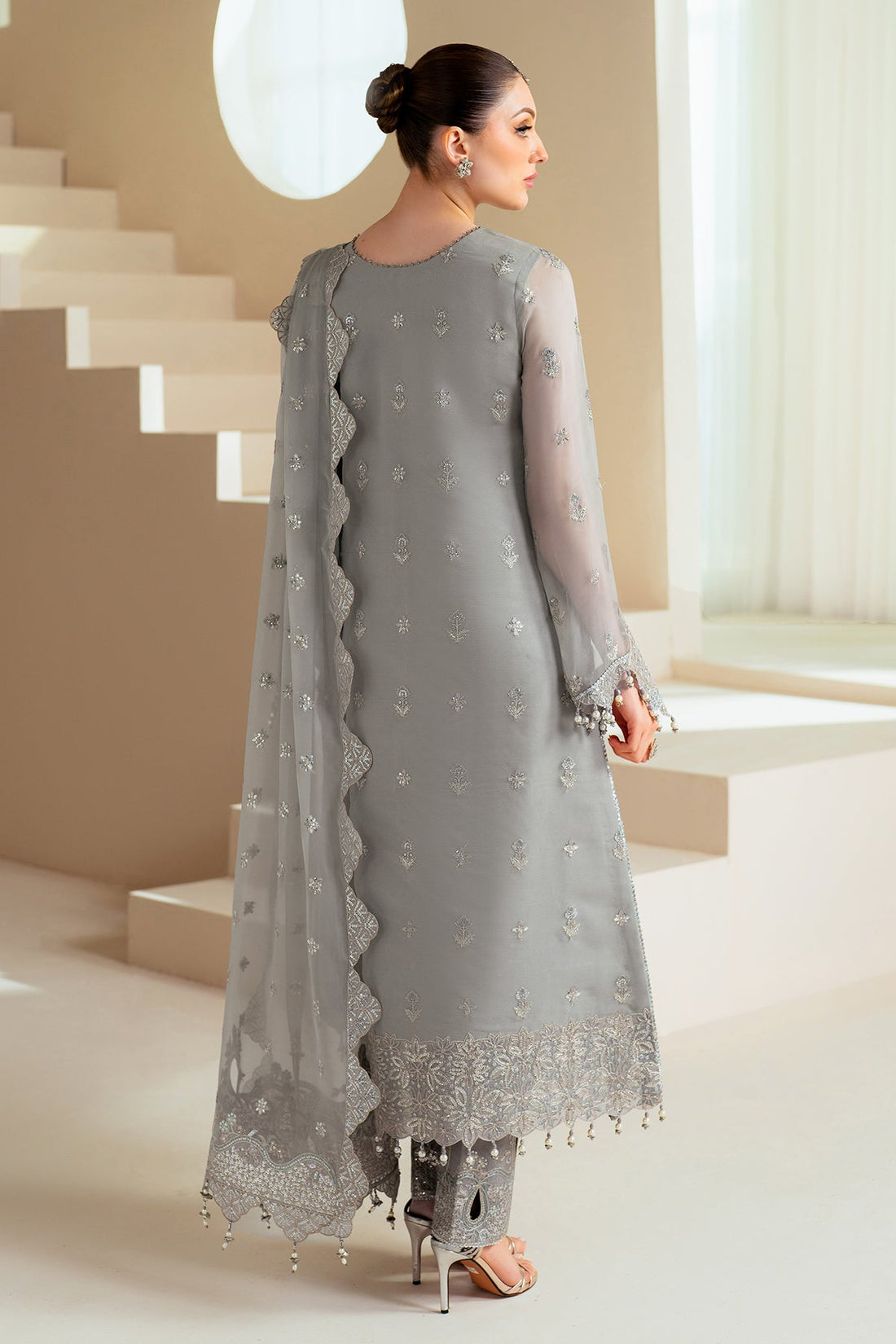 Alizeh | Aymal Chiffon | AF-BHM-4046-Ahvi - Ladies Clothes 