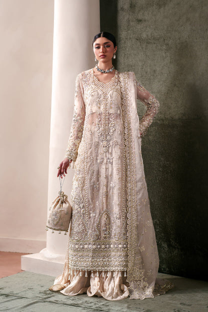 Emaan Adeel | Starlit Jewels | Howlite - Formal Dress - available at Maria Faisal in UK and USA.