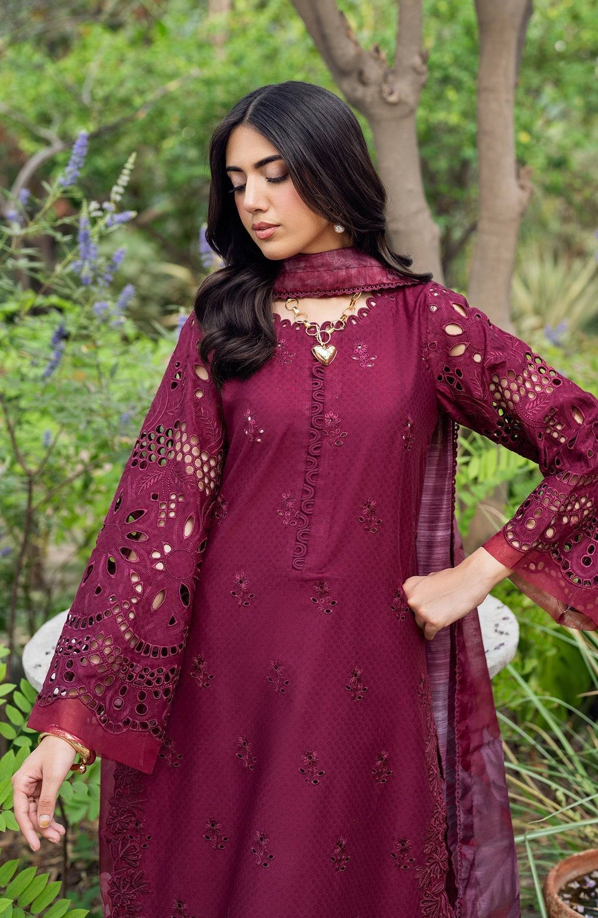 Zarif | Nura Textured Lawn 25 | MORICH by Maria Faisal - Registered Vendor of : Zarif - type : Ladies Clothes - 100% original wedding dresses