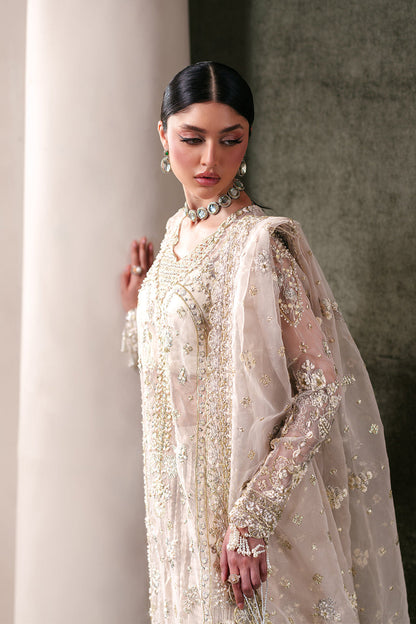 Emaan Adeel | Starlit Jewels | Howlite - Formal Dress - available at Maria Faisal in UK and USA.