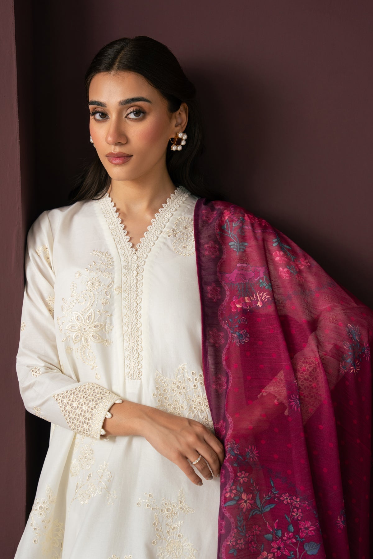 Xenia Formals | Namah Lawn 26 | SCALAR - Formal Dress - available at Maria Faisal in UK and USA.