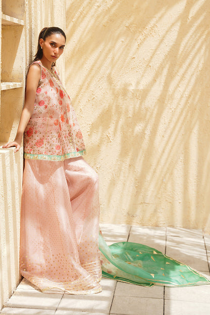 Sania Maskatiya | Summer Festive 26 | Izna - Luxury Dress - available at Maria Faisal in UK and USA.