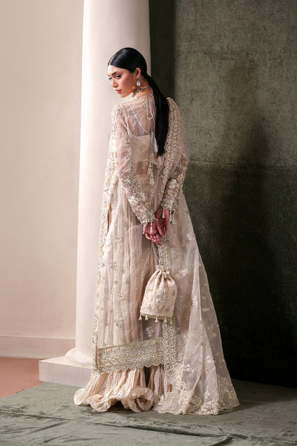 Emaan Adeel | Starlit Jewels | Howlite - Formal Dress - available at Maria Faisal in UK and USA.
