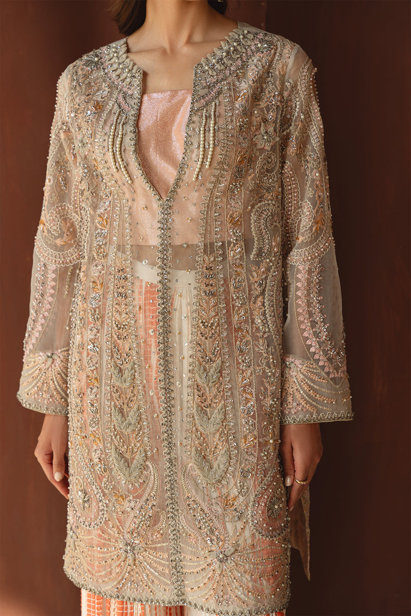 Mysie | Festive 26 | Hooria - Luxury Dress - available at Maria Faisal in UK and USA.