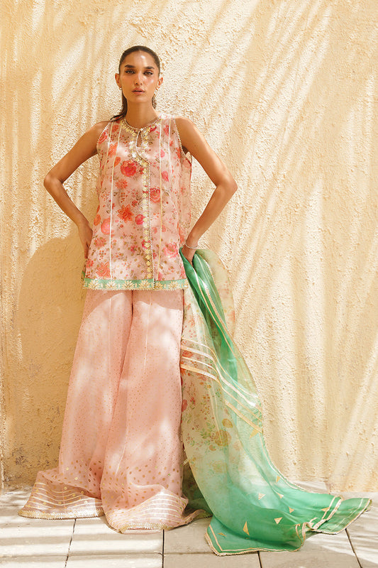 Sania Maskatiya | Summer Festive 26 | Izna - Luxury Dress - available at Maria Faisal in UK and USA.
