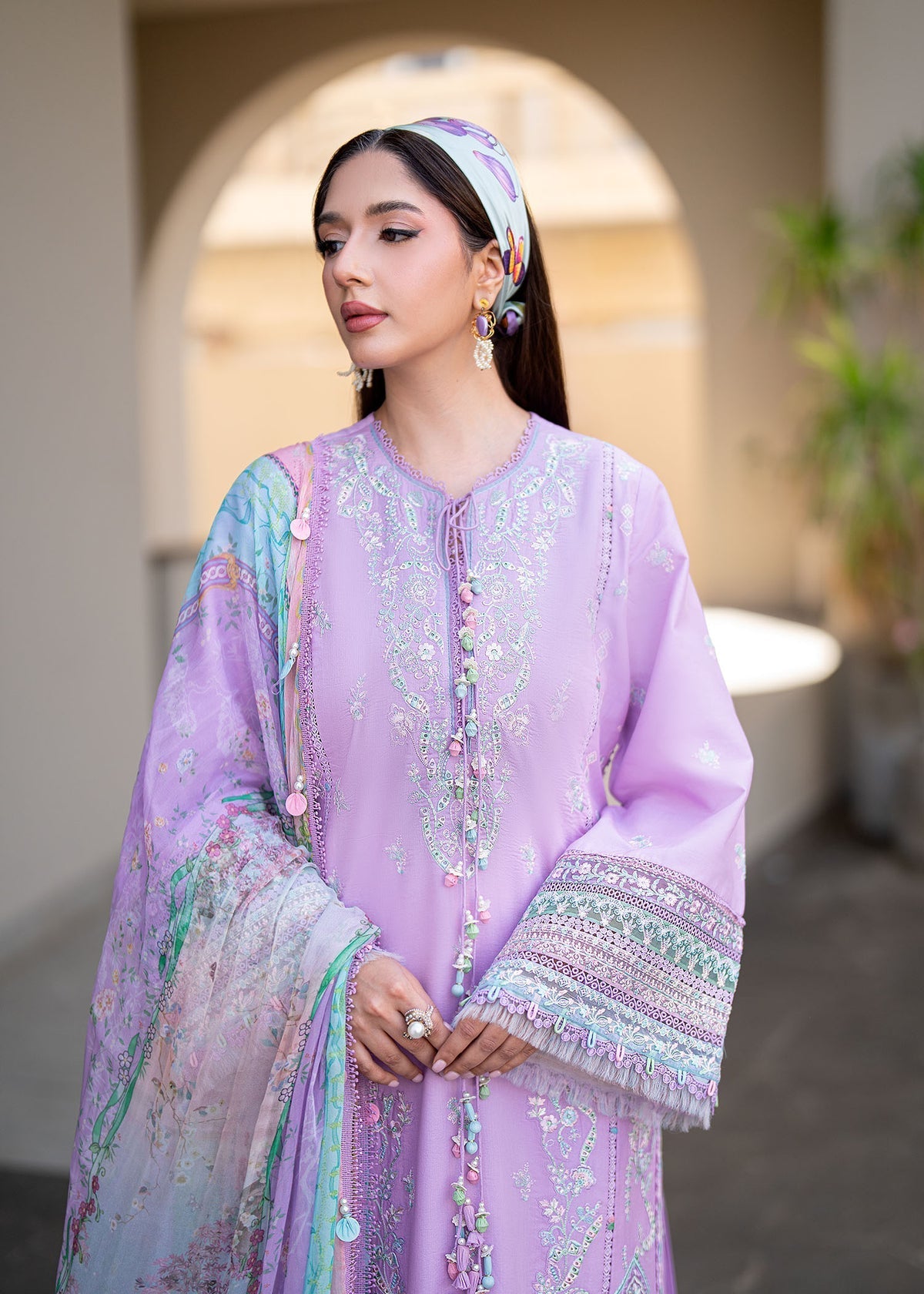 Kanwal Malik | Mira Summer Lawn 26 | Siana - Luxury Dress - available at Maria Faisal in UK and USA.