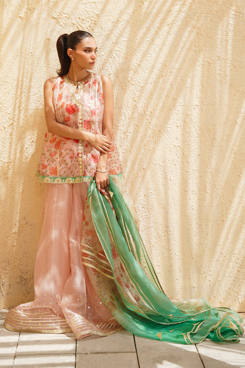 Sania Maskatiya | Summer Festive 26 | Izna - Luxury Dress - available at Maria Faisal in UK and USA.