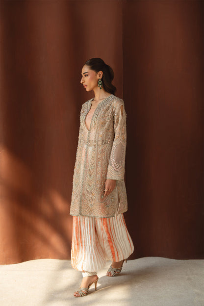 Mysie | Festive 26 | Hooria - Luxury Dress - available at Maria Faisal in UK and USA.