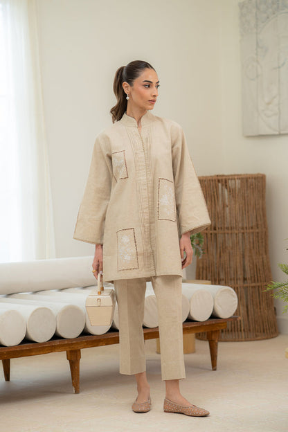 Sahar | Pre Essential Emb Edit | Sahara Veil - Ladies Clothes - Maria Faisal