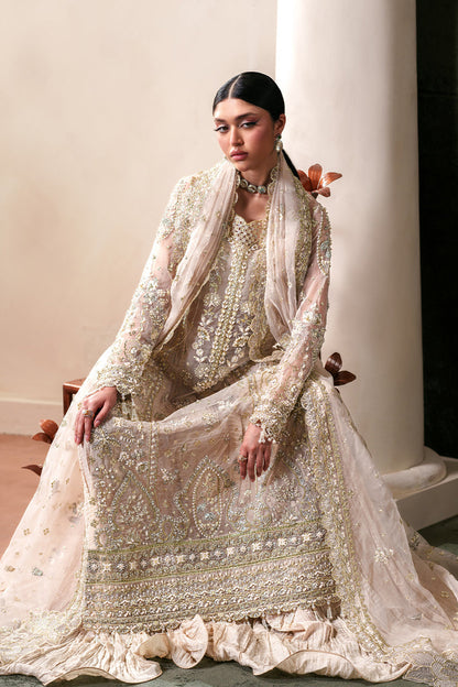Emaan Adeel | Starlit Jewels | Howlite - Formal Dress - available at Maria Faisal in UK and USA.