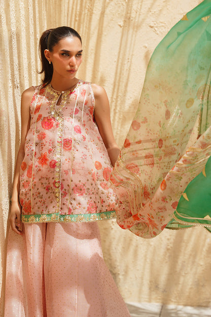 Sania Maskatiya | Summer Festive 26 | Izna - Luxury Dress - available at Maria Faisal in UK and USA.