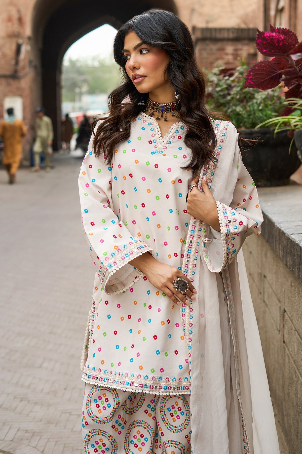 Charizma | Festive Edit | CNP-6-241 - Luxury Dress - available at Maria Faisal in UK and USA.