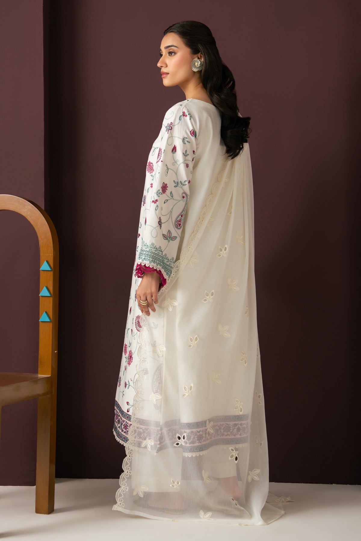 Xenia Formals | Namah Lawn 26 | SKY STILL - Formal Dress - available at Maria Faisal in UK and USA.