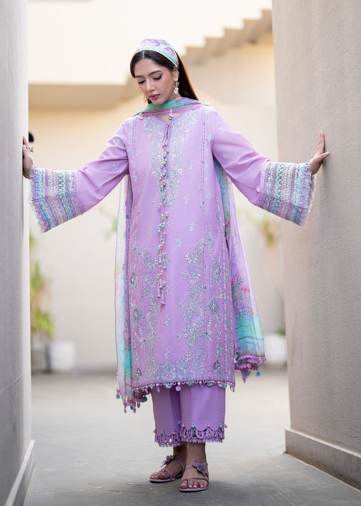 Kanwal Malik | Mira Summer Lawn 26 | Siana - Luxury Dress - available at Maria Faisal in UK and USA.