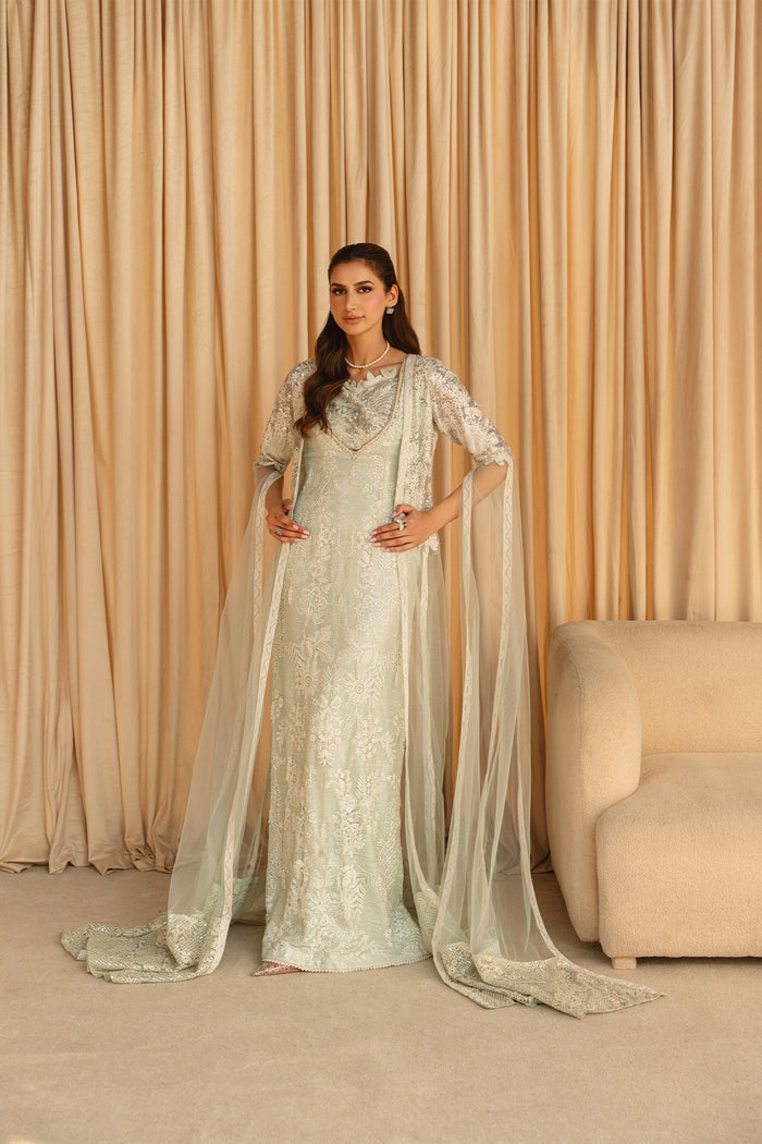 Mysie | Festive 26 | Irha - Luxury Dress - available at Maria Faisal in UK and USA.