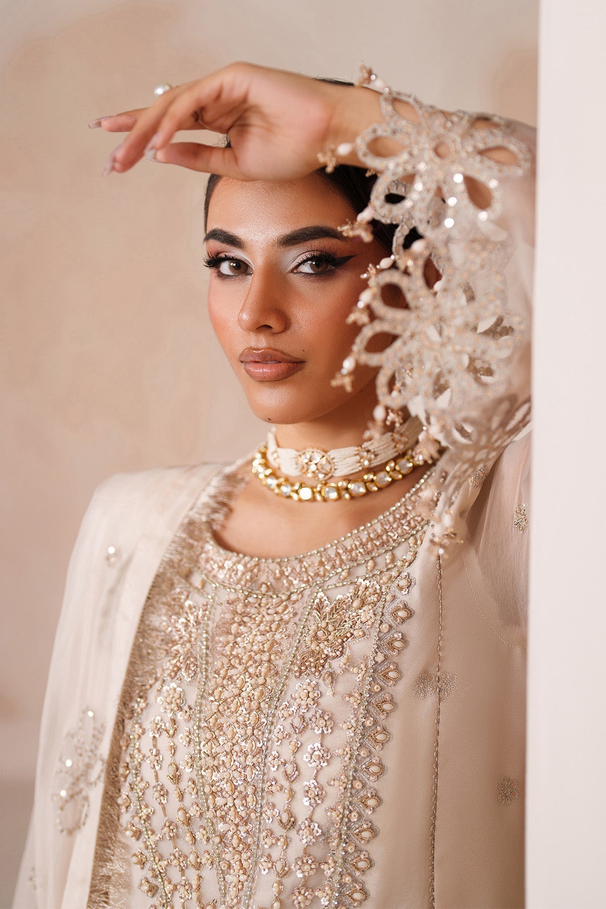 Alizeh | Aymal Handcrafted Luxury Formals | AF-BHM-4065-Mika - Formal Dress - available at Maria Faisal in UK and USA.