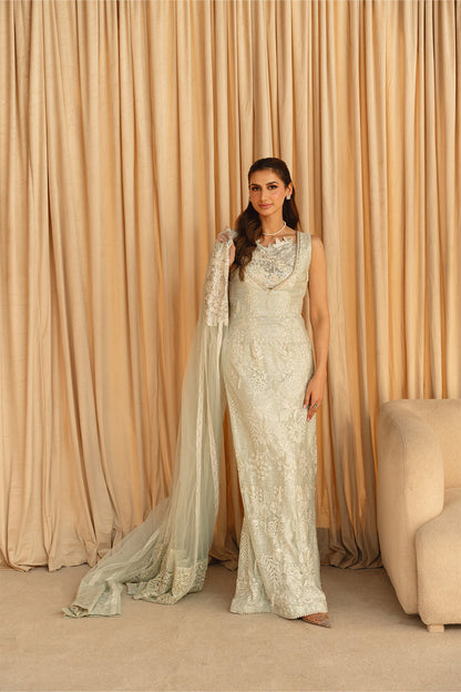 Mysie | Festive 26 | Irha - Luxury Dress - available at Maria Faisal in UK and USA.