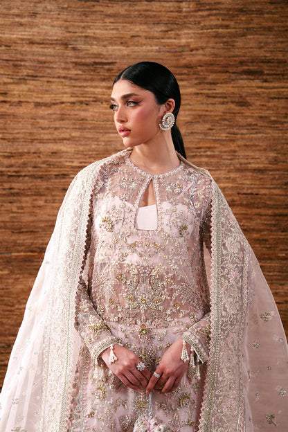 Emaan Adeel | Starlit Jewels | Pearl Essence - Formal Dress - available at Maria Faisal in UK and USA.