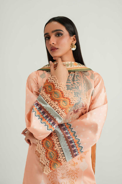 Akbar Aslam | Silk Pret | Cinder - Luxury Dress - available at Maria Faisal in UK and USA.