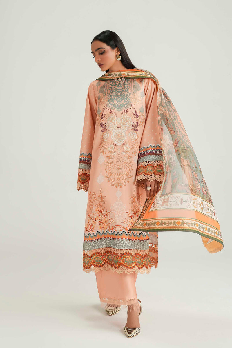 Akbar Aslam | Silk Pret | Cinder - Luxury Dress - available at Maria Faisal in UK and USA.