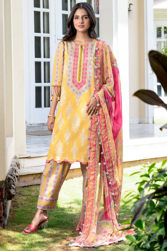 Charizma | C Print Lawn | CP6-26 - Luxury Dress - available at Maria Faisal in UK and USA.