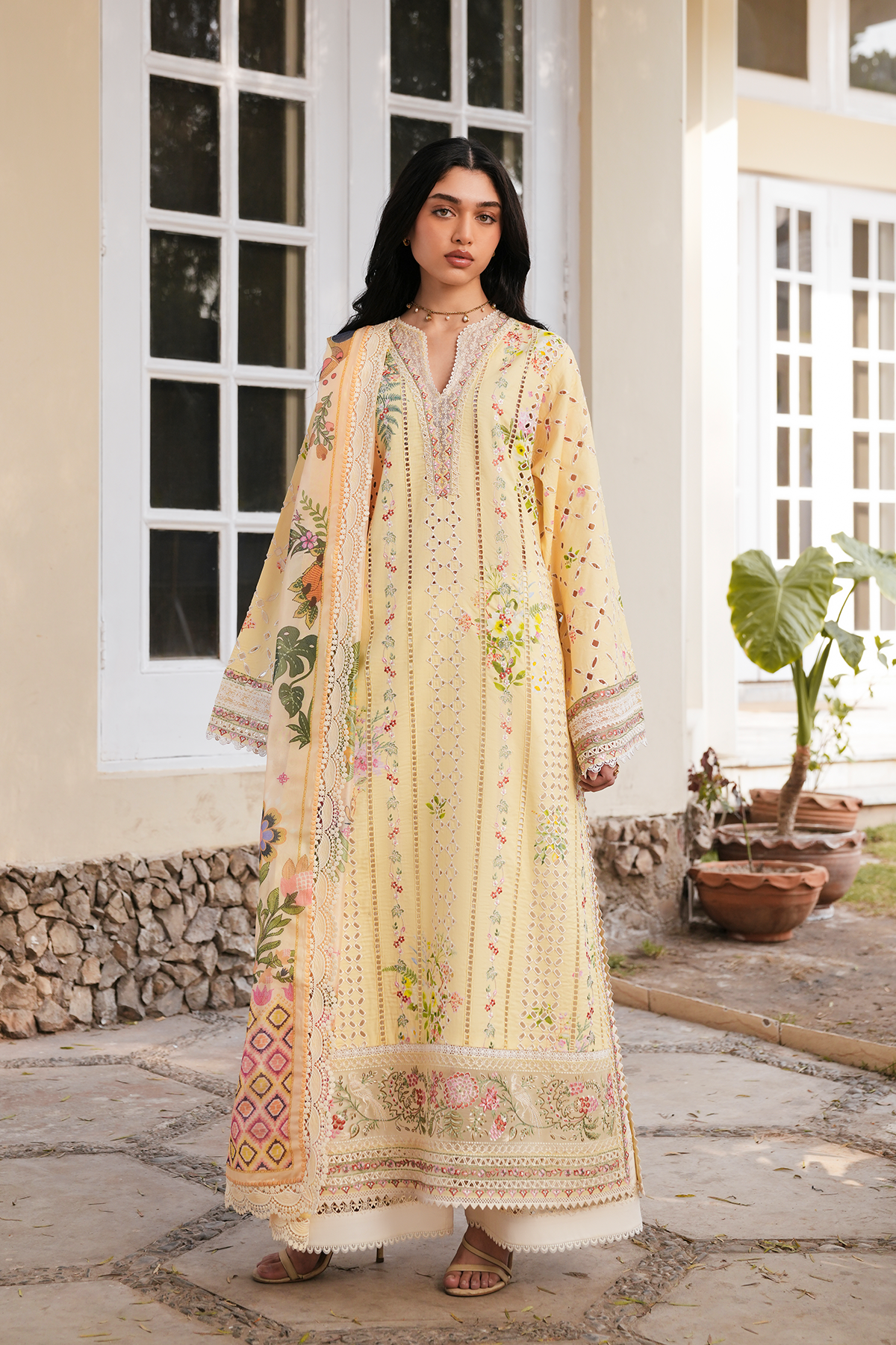 Afrozeh | Florette 26 | Eira - Luxury Dress - available at Maria Faisal in UK and USA.