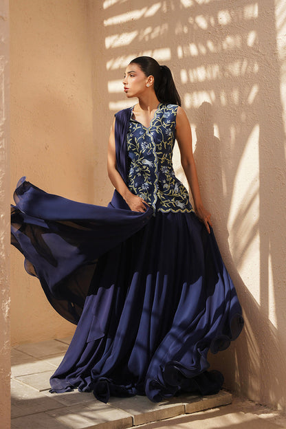 Sania Maskatiya | Eid ul Adha Edit | Yema (B) - Luxury Dress - available at Maria Faisal in UK and USA.