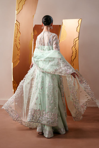 Emaan Adeel | Starlit Jewels | Moonstone Gleam - Formal Dress - available at Maria Faisal in UK and USA.