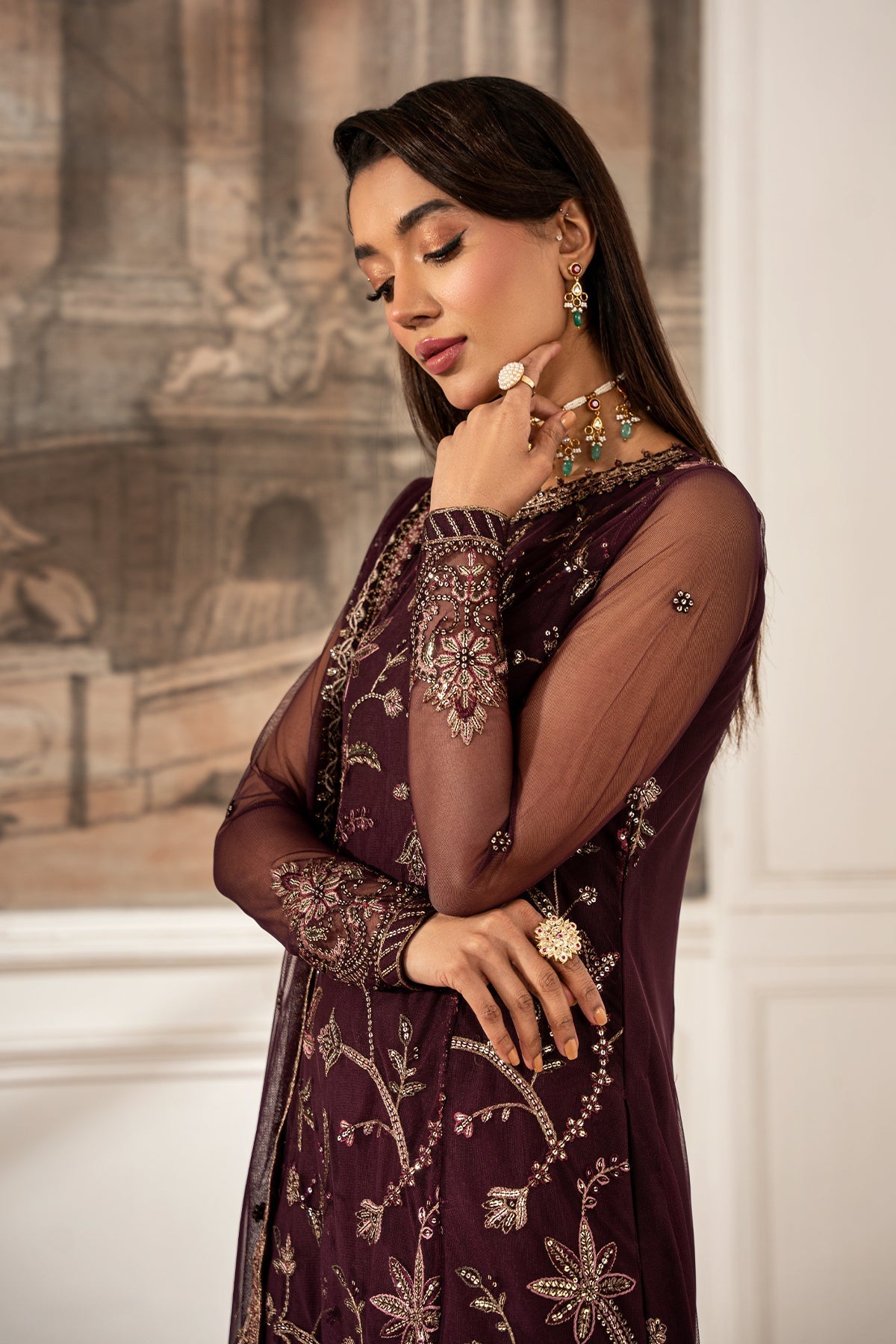 Zarif | Formal Edit 25 | ZFE-06 DAHLIA by Maria Faisal - Registered Vendor of : Zarif - type : Ladies Clothes - 100% original wedding dresses