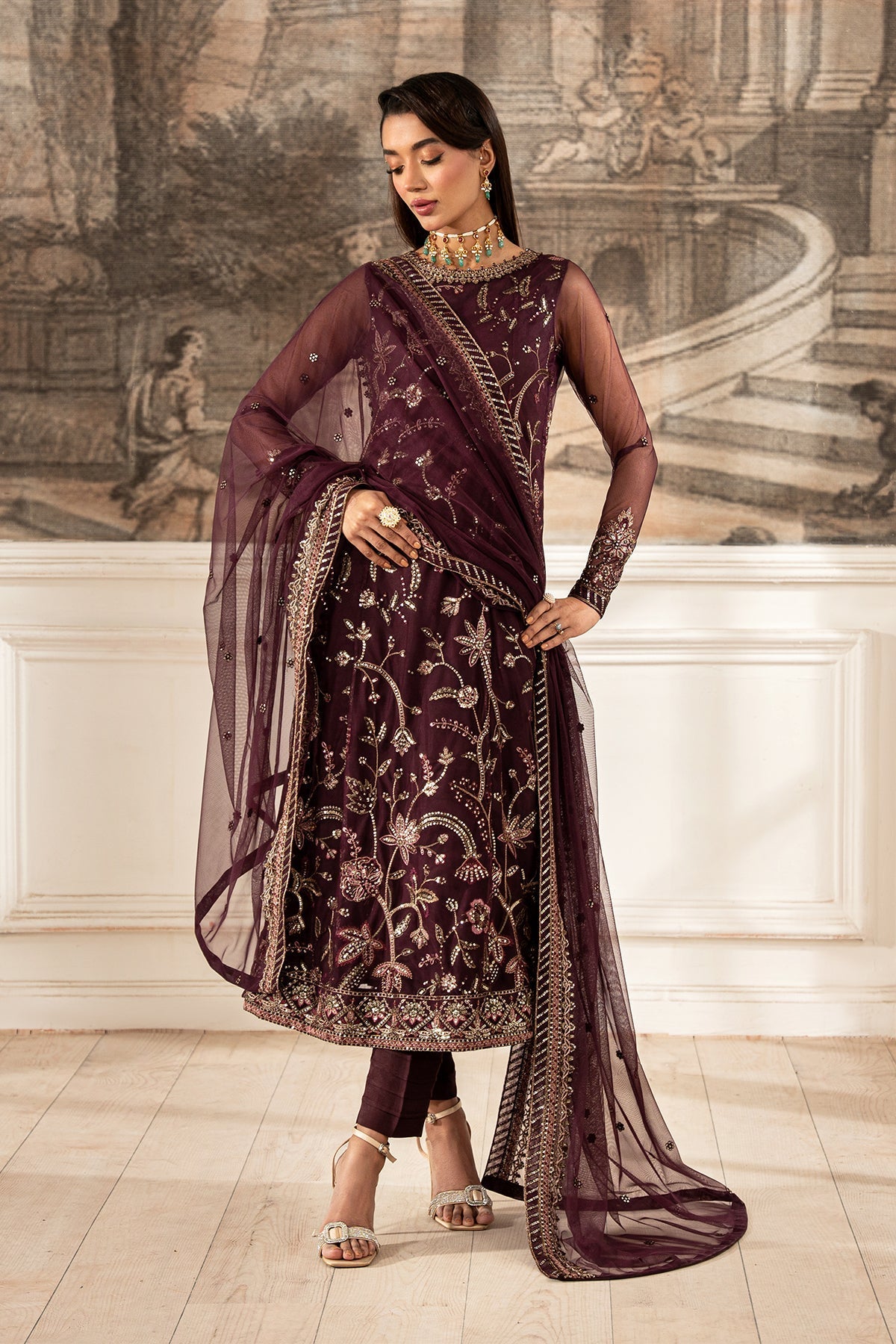 Zarif | Formal Edit 25 | ZFE-06 DAHLIA by Maria Faisal - Registered Vendor of : Zarif - type : Ladies Clothes - 100% original wedding dresses