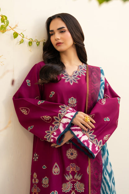 Xenia Formals | Namah Lawn 26 | NELAM - Formal Dress - available at Maria Faisal in UK and USA.