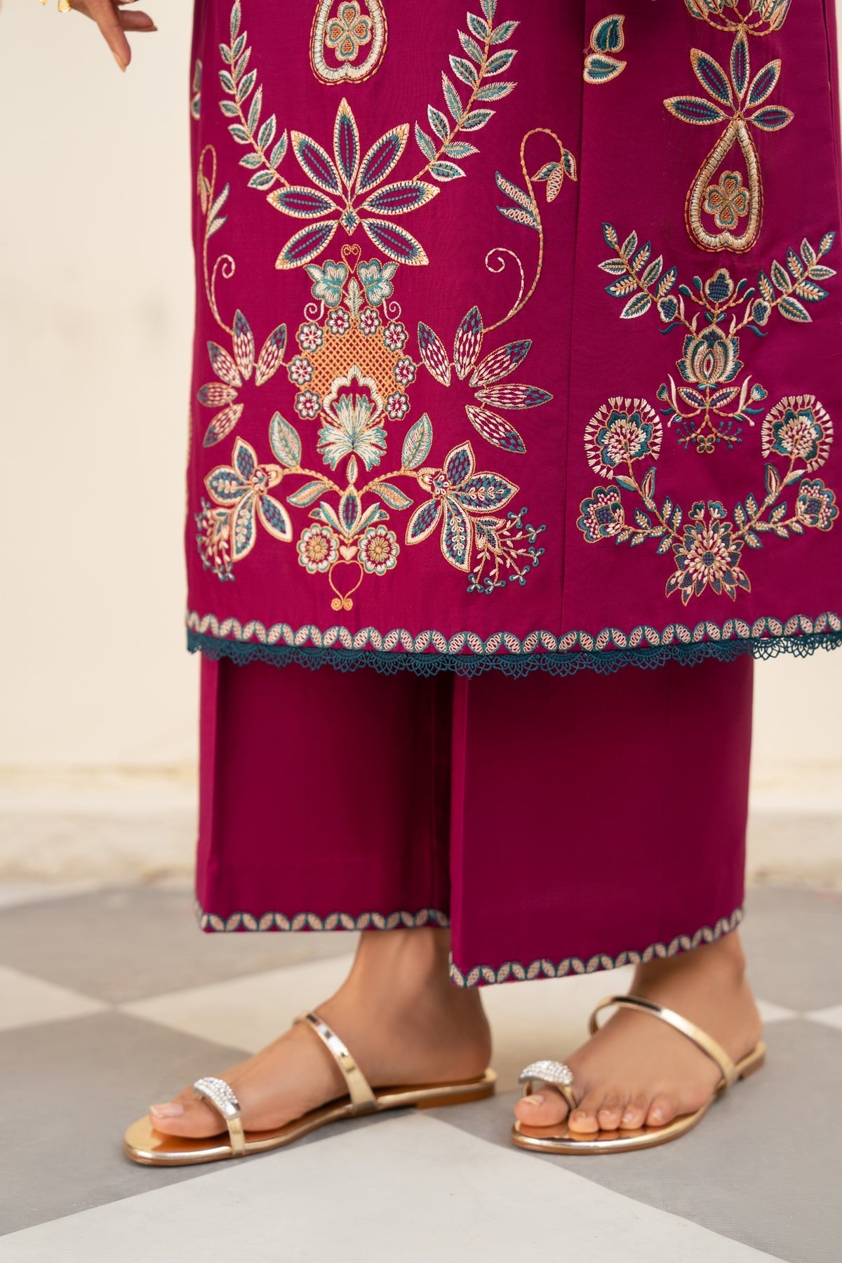 Xenia Formals | Namah Lawn 26 | NELAM - Formal Dress - available at Maria Faisal in UK and USA.