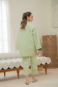 Sahar | Pre Essential Emb Edit | Jade Mist - Ladies Clothes - Maria Faisal