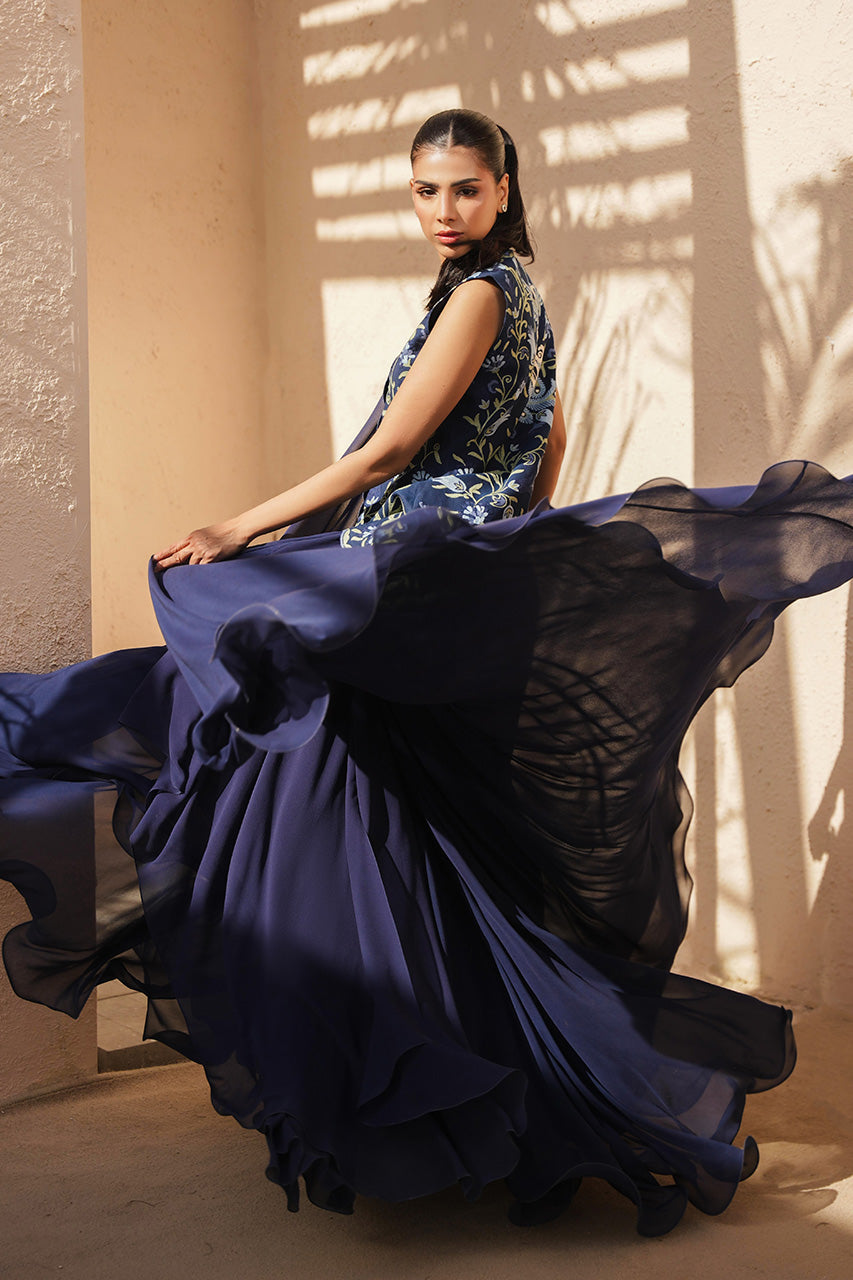 Sania Maskatiya | Eid ul Adha Edit | Yema (B) - Luxury Dress - available at Maria Faisal in UK and USA.