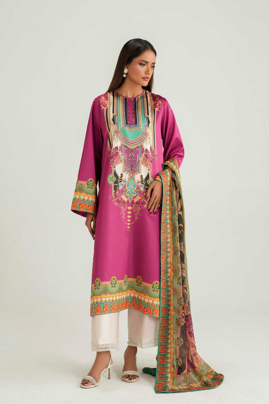Akbar Aslam | Silk Pret | Solace - Luxury Dress - available at Maria Faisal in UK and USA.