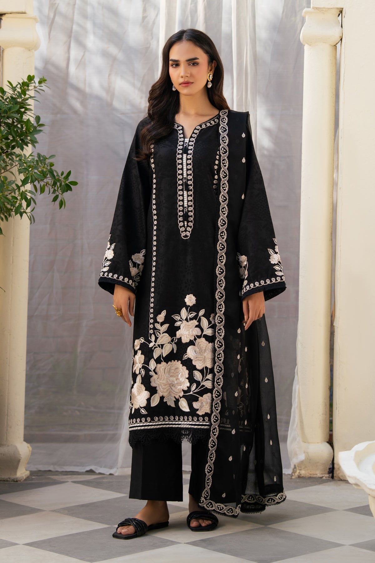 Xenia Formals | The Eid Edit | AMARIS - Casual Dress - available at Maria Faisal in UK and USA.