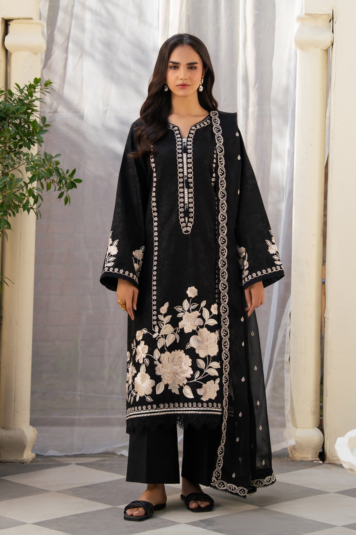 Xenia Formals | The Eid Edit | AMARIS - Casual Dress - available at Maria Faisal in UK and USA.