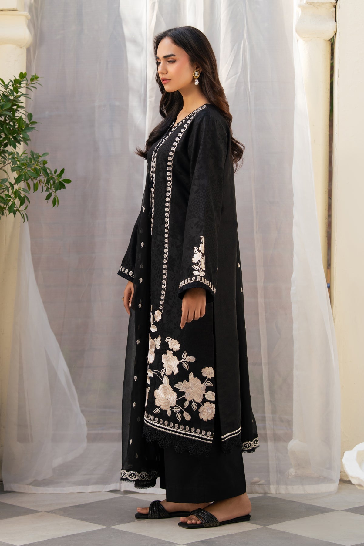 Xenia Formals | The Eid Edit | AMARIS - Casual Dress - available at Maria Faisal in UK and USA.